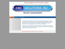 Tablet Screenshot of crcsolutionsinc.com